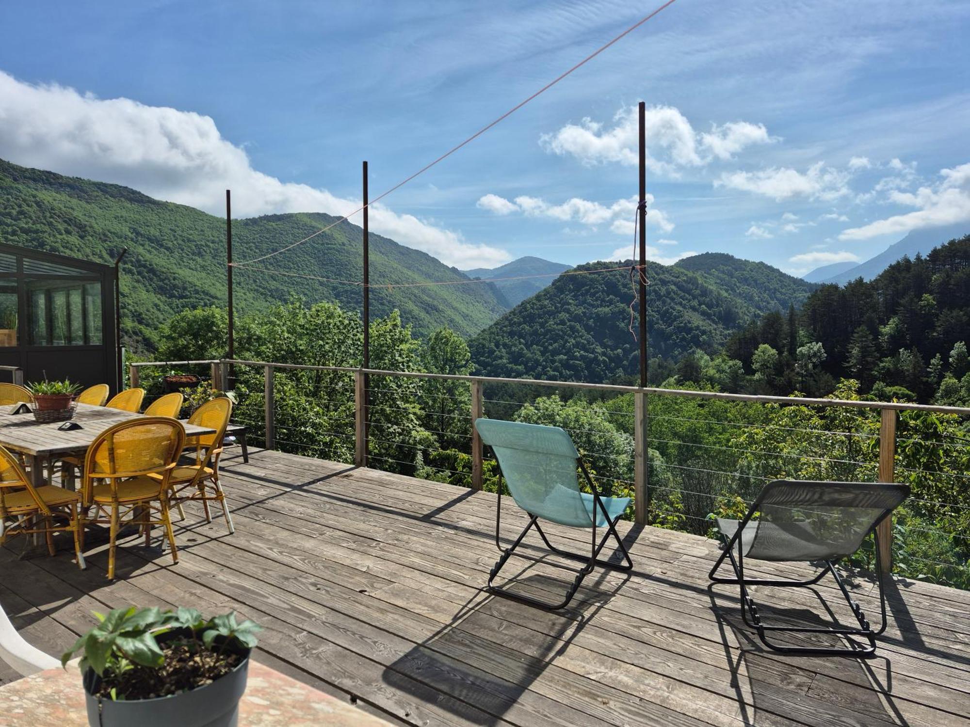 Grande Terrasse Avec Vue Entre Mediterranee Et Pays Cathare Cailla Экстерьер фото